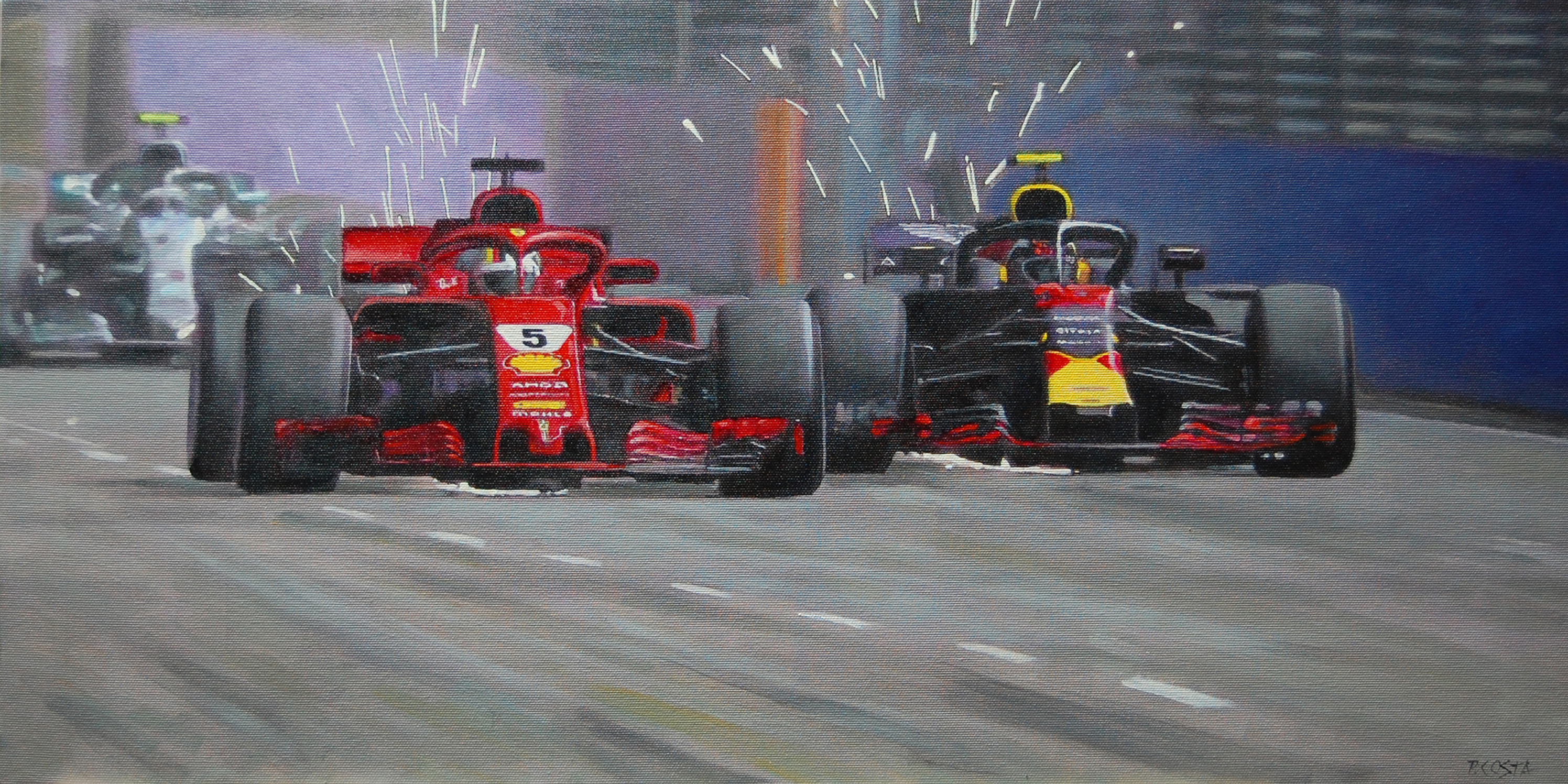 Scintille tra Vettel e Verstappen